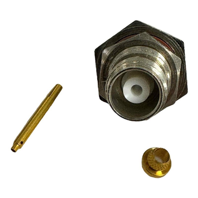 3104-7141-10 Omni Spectra RF Connector Straight Crimp Plug TNC(f) For 0.220’’ Cable