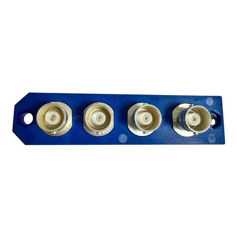 Spinner RF Connector Assembly Panel Mount 4x BNC (f) 84x20mm