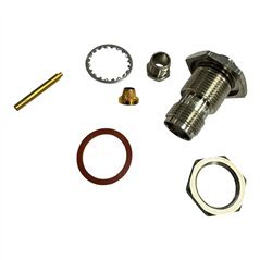 26805 American RF Connector Straight Bulkhead TNC (f)