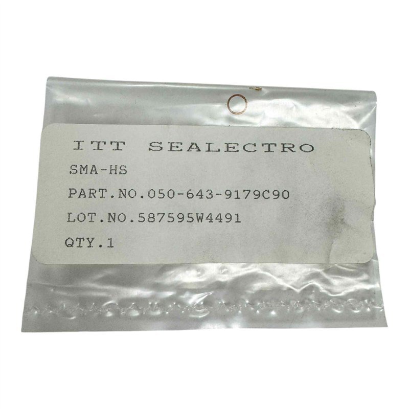 050-643-9179C90 ITT Sealectro RF Connector Staight Bulkhead  SMA(m) -HS
