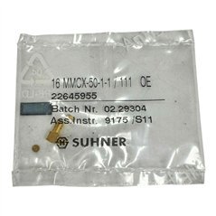 16 MMCX-50-1-1/111OE Huber Suhner RF Connector Right Angle Crimp  MMCX(m) For RG178B/U Cable