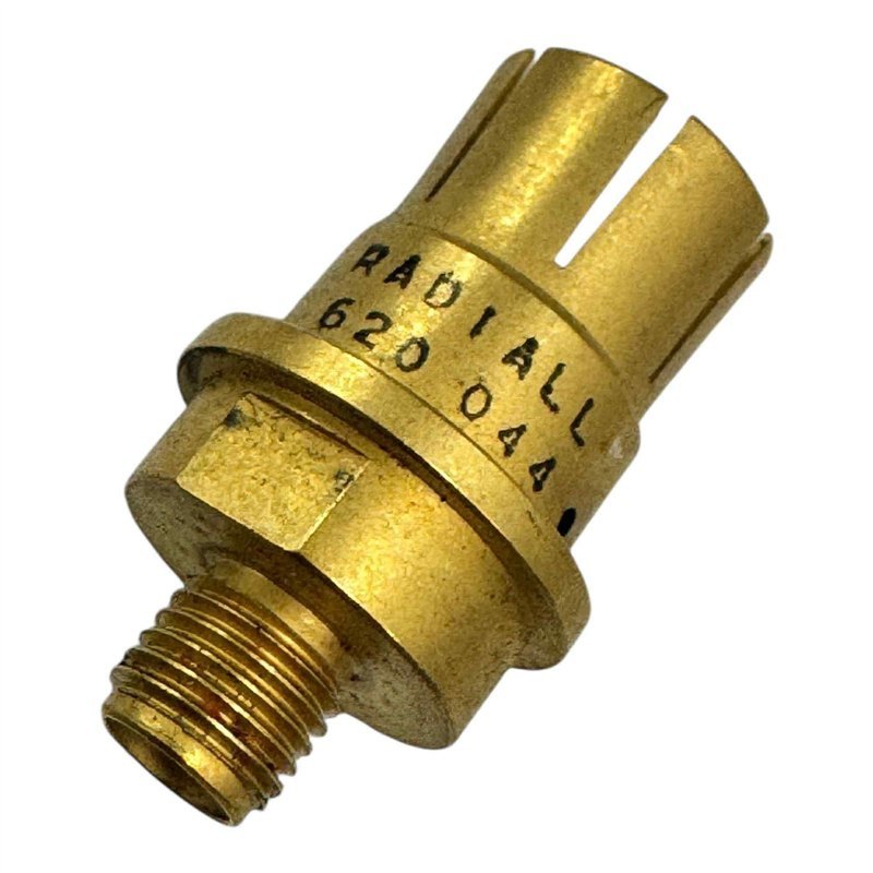 620-044 Radiall RF Connector Size 1 Coaxial Pin To SMA(f) Converter Adapter