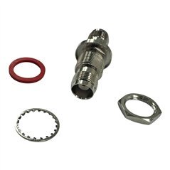 122340 Amphenol RF Connector Straight Bulkhead TNC (f-f) Jack Converter Adapter