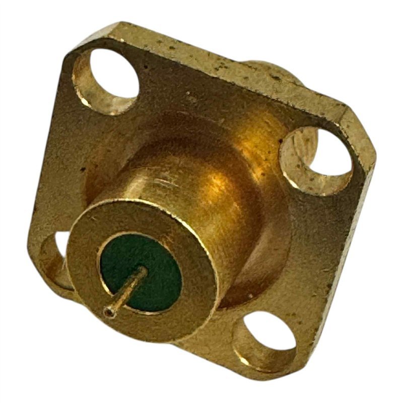 RF Connector 4 Hole Flange Panel Mount Jack SMA(f)