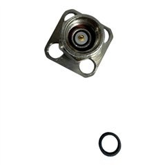 RF Connector 4 Hole Flange Panel Mount Jack SSMA (m)