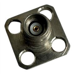 RF Connector 4 Hole Flange Panel Mount Jack SSMA (f)