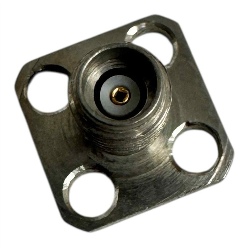 RF Connector 4 Hole Flange Panel Mount Jack SSMA (f)
