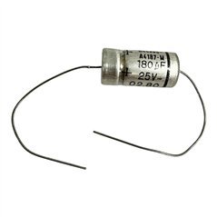 B45265-A4187-M Siemens Capacitor Axial Tantalum 180uF 25V 20.5x20mm