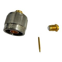 3001-7885-00 Omni Spectra RF Connector Straight Clamp Plug N Type (m) For RG405/U
