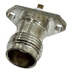 201500LSIT Genex RF Connector 2 Hole Flange Panel Mount Jack TNC (f)