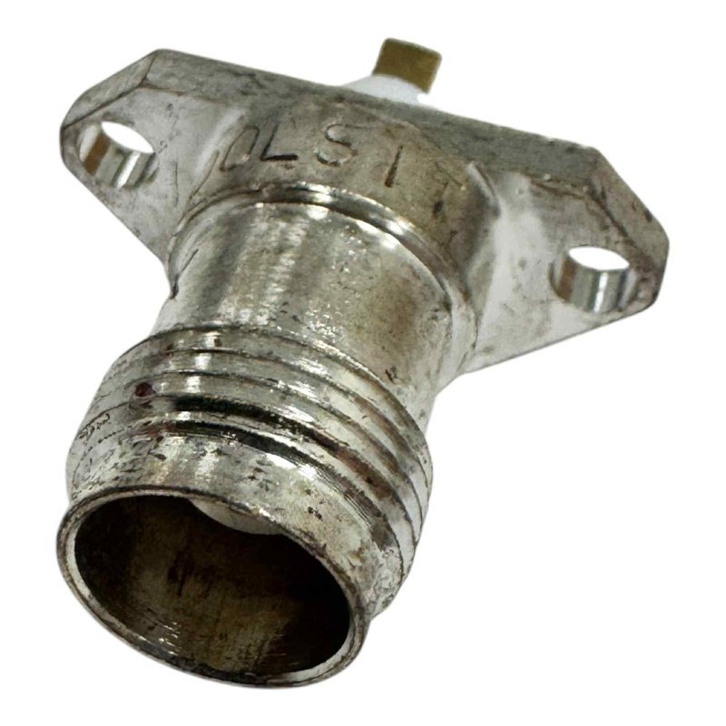 201500LSIT Genex RF Connector 2 Hole Flange Panel Mount Jack TNC (f)