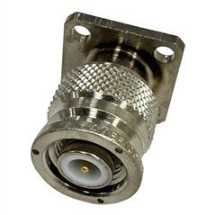 3151-1200-10 Americon RF Connector 4 Hole Flange Panel Mount Jack TNC (m)