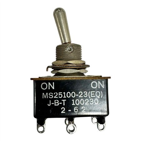 MS25100-23(EQ) JBT Toggle Switch DPDT ON-ON