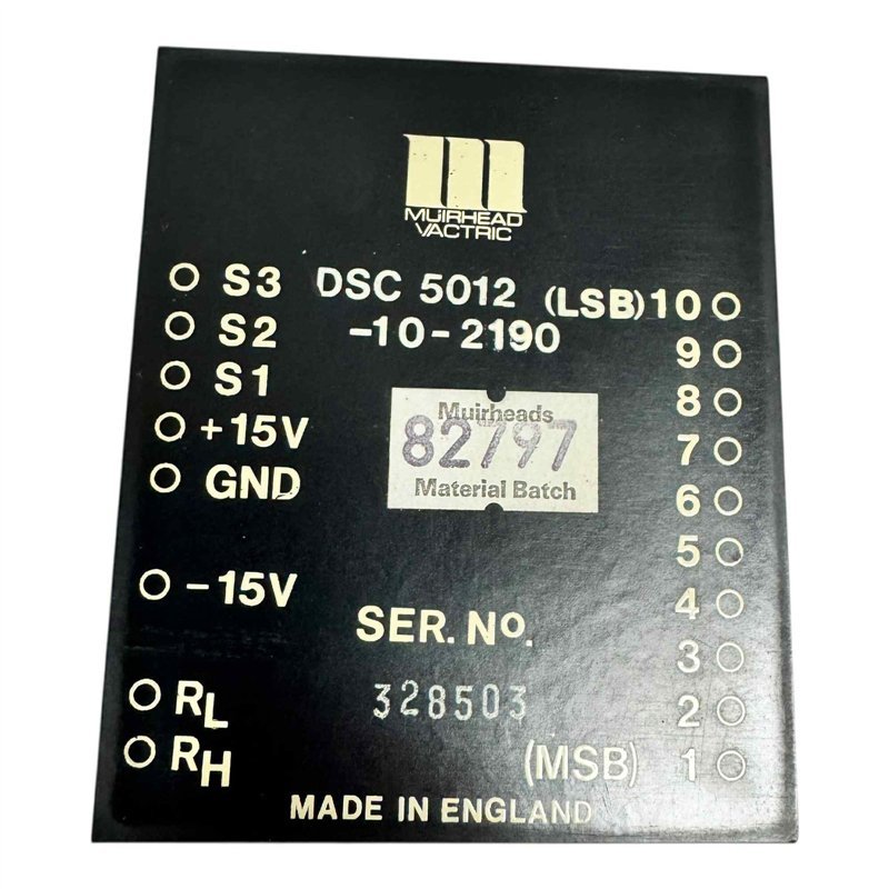 DSC5012 Muirhead DC Converter 400Hz 10Bit 90-115Vac