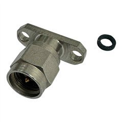 9852-0781-6215 Dynawave RF Connector 2 Hole Flange Panel Mount Jack SMA (m)