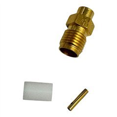 350.043.100/1 Compel RF Connector Straight Plug SMA(f) For RG58 Cable