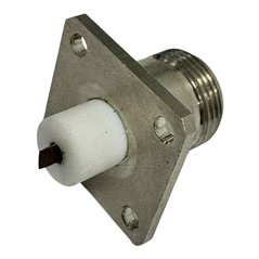 RF Connector 4 Hole Flange Panel Mount Jack N Type (f)