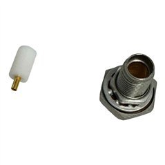 5289-1SF CDI RF Connector Straight Bulkhead SMA (m)  For RG402 Cable 26.5GHz\