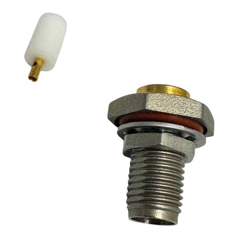 5289-1SF CDI RF Connector Straight Bulkhead SMA (m)  For RG402 Cable 26.5GHz\