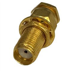 RF Connector Straight Bulkhead SMA (f) For 3mm Cable