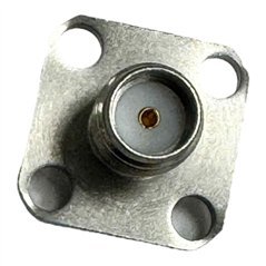2052-1618-02 Macom RF Connector 4 Hole Flange Panel Mount Jack SMA (f)