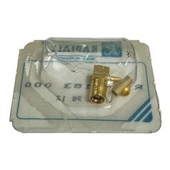 R114183000 Radiall RF Connector Right Angle Plug SMB(f) For RG178 RG196 Cable 4GHz 50Ohm