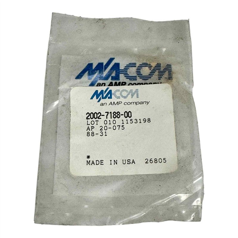 2002-7188-00 Macom RF Connector Straight Plug SMA (f)