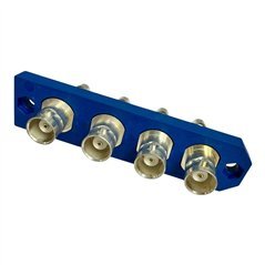 BN474320 Spinner RF Connector Panel Mount 4 x BNC (f)