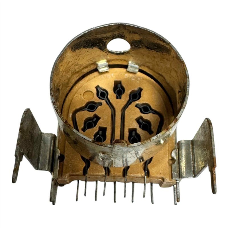 Aerovox 9 Pin Tube Socket PCB Mount