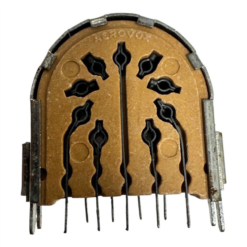 Aerovox 9 Pin Tube Socket PCB Mount