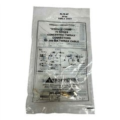 PL75-47 Trompeter RF Connector Straight Crimp Plug TRB 500MHz