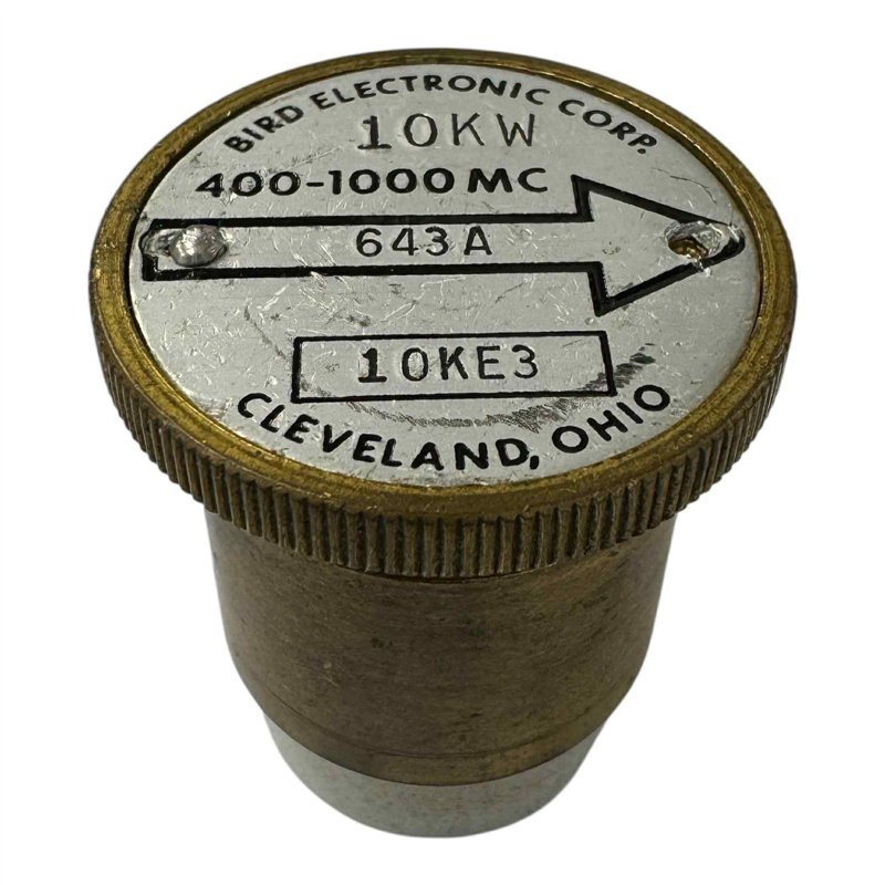 10KE3 Bird Wattmeter Element High Power 400-1000Mhz 10000W