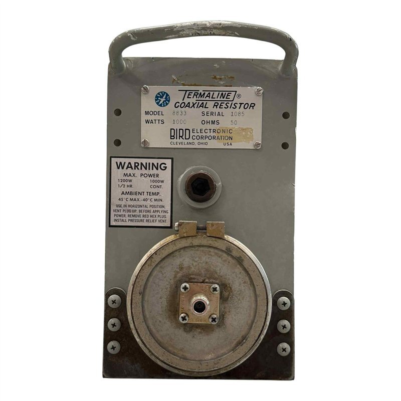8833 Bird RF Termination Dummy Load 50Ohm 1000W N Type SN:1085
