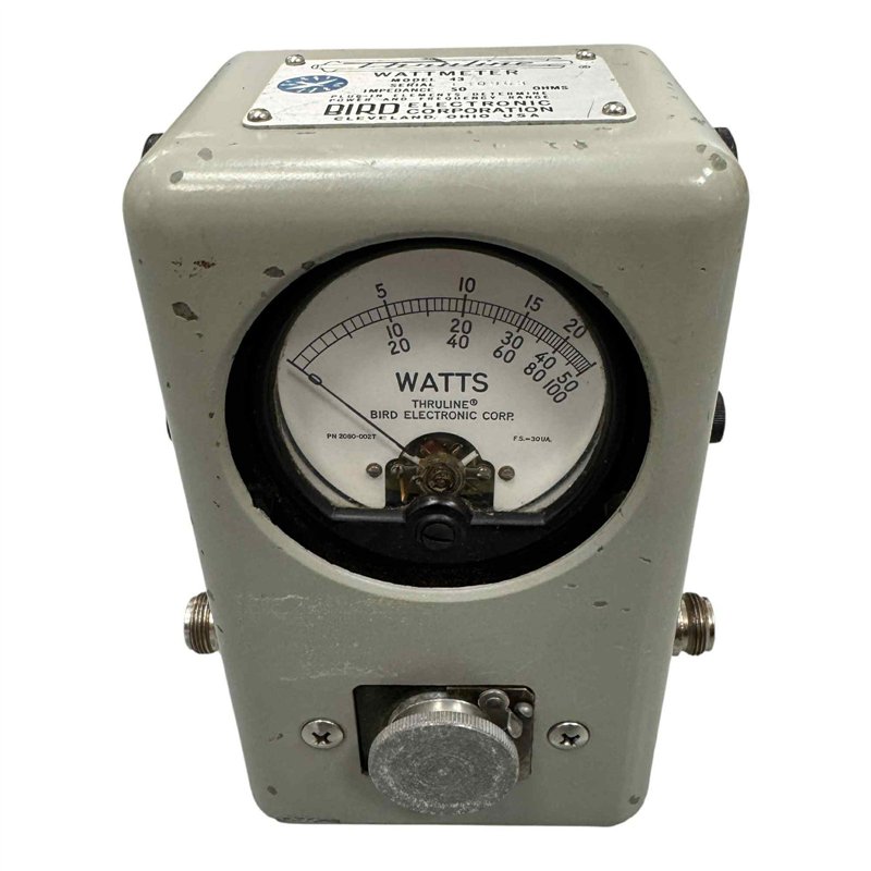 43 Bird RF Wattmeter with Peak Reading Option sn:130963