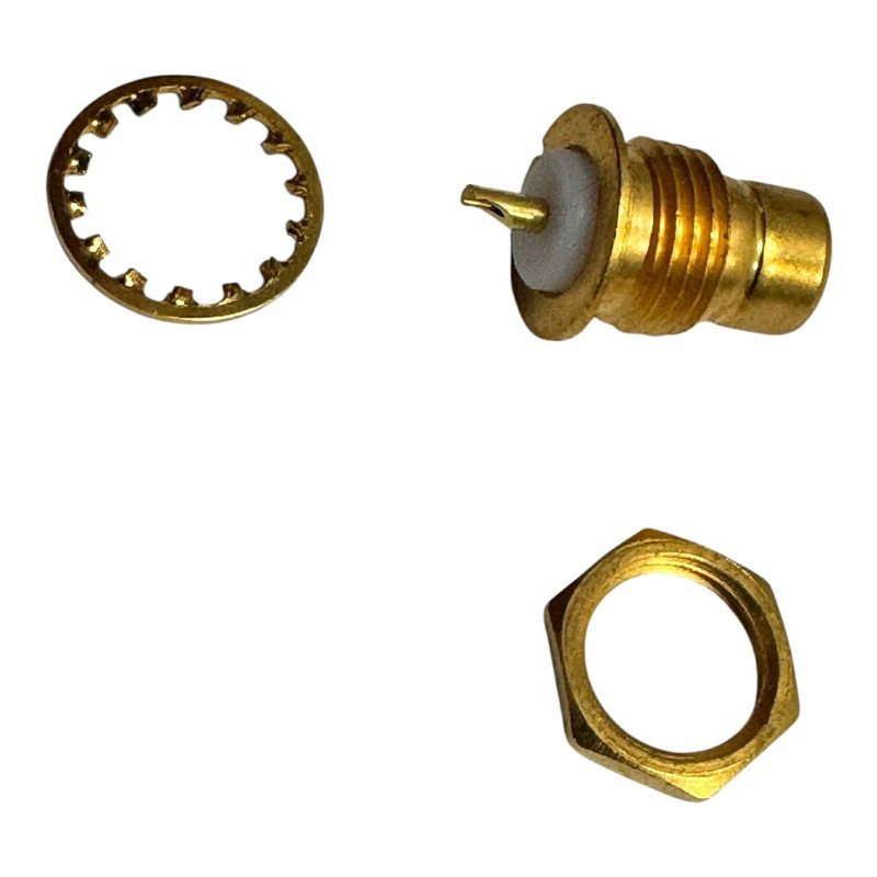 27-15 Amphenol RF Connector Straight Bulkhead Jack BMA(m)