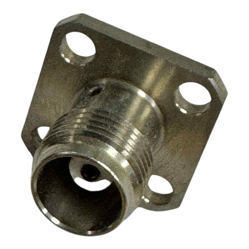 RF Connector 4 Hole Flange Panel Mount Jack TNC(f) 9732
