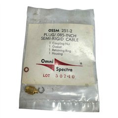 OSSM251-2 Omni Spectra RF Connector Plug SMA For .0805’’ Semi Rigid Cable