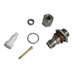 3104-7750-00 Omni Spectra RF Connector Straight Bulkhead TNC(F) For RG401/U Cable