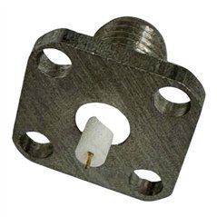 2052-1215-02 Omni Spectra 4 Hole Flange Panel Mount Jack SMA(f)