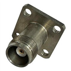 3752-1201-02 Omni Spectra RF Connector 4 Hole Flange Panel Mount Jack TNC(f)  5935-01-414-4320
