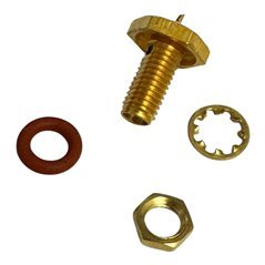 1056-1100 Onni Spectra RF Connector Straight Bulkhead Jack SSMA(F)