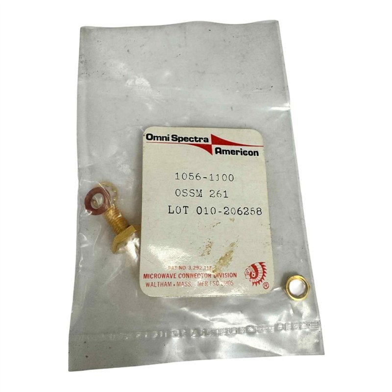 1056-1100 Onni Spectra RF Connector Straight Bulkhead Jack SSMA(F)
