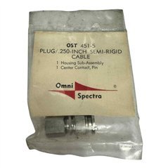 OST451-5 Omni Spectra RF Connector Straight Plug TNC (m)  For RG401 Cable