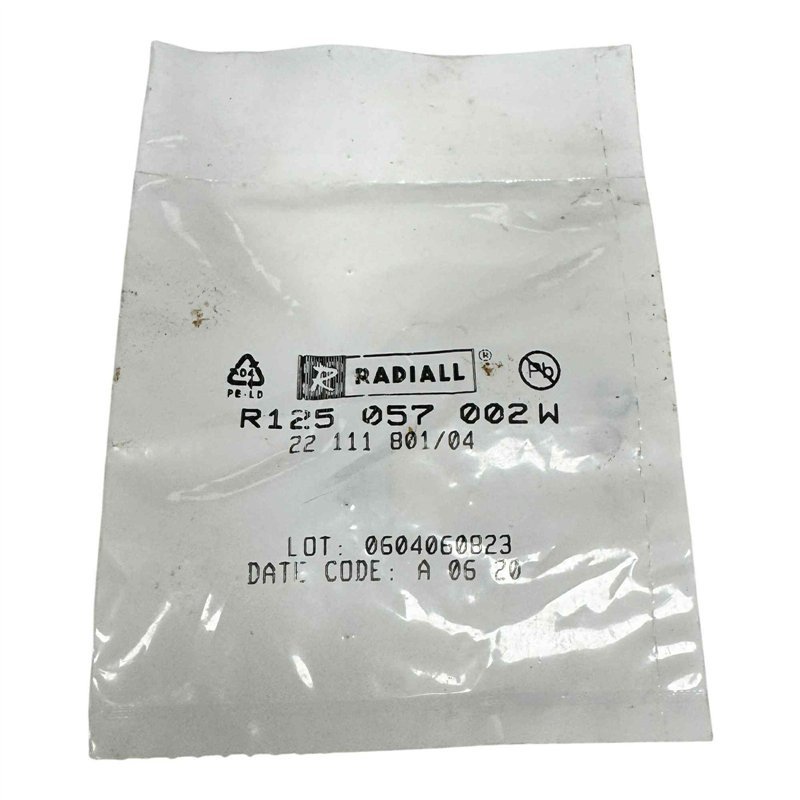 R125057002W Radiall RF Connector Straight Plug SMA For RG402 Cable