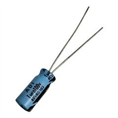 Capacitor Radial Electrolytic 1uF 100V 12x5mm [Qtyx100]