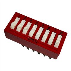 76SB08 DIP Slide Switch 8 Position SPST