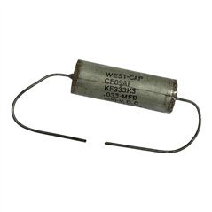 CP09A1KF333K3 West Cap Capacitor Axial Paper Film 0.033uF 33nF 600V 29x10.5mm