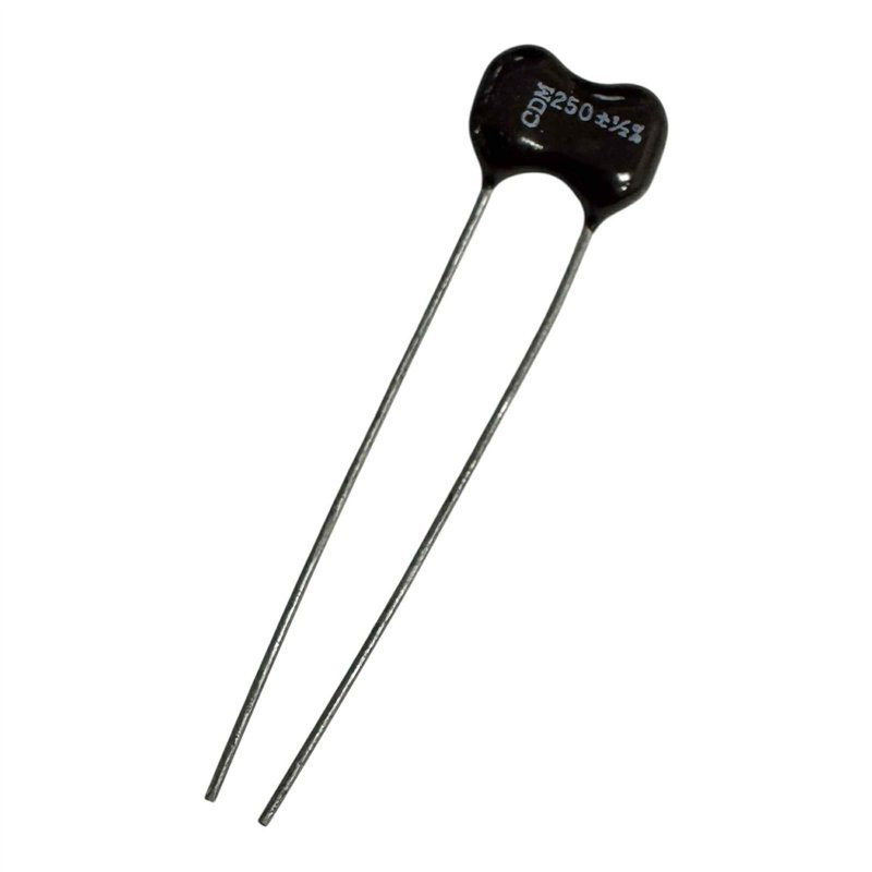 Cornell Dubilier Capacitor Radial Mica Film 250pF 500V 0.5%