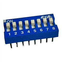 EGE DIP Slide Switch 8 Position SPST
