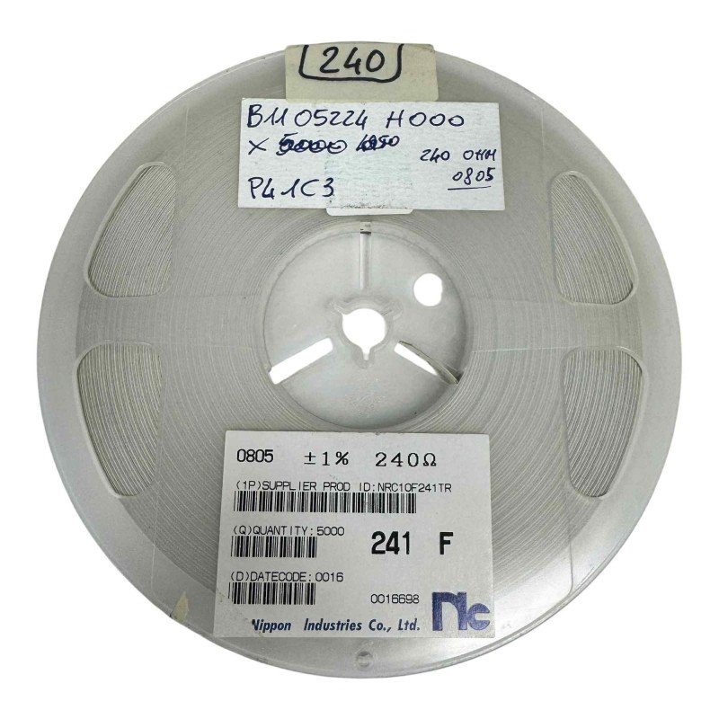 NRC10F241TR Nippon SMD/SMT Resistor 240Ohm 240R 1/8W 1% [Qtyx5000]